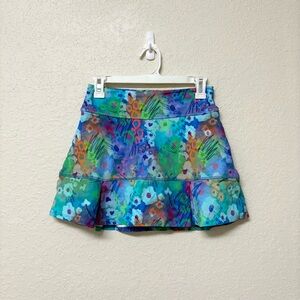 Dona Jo Womens Multi Athletic Skirt Skort Tennis Pickleball Stretch Size M 1.5